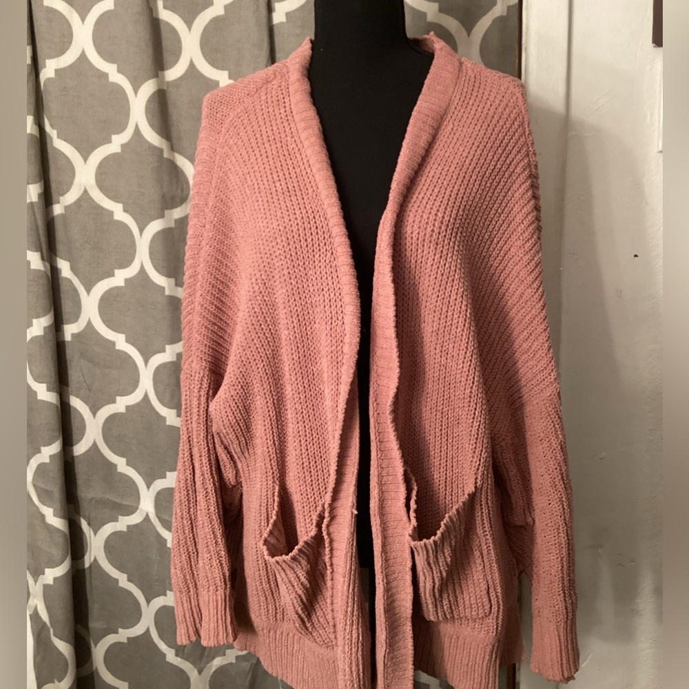 Wild Fable Xl Rose Cardigan Sweater with pockets